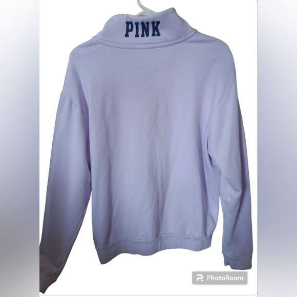 PINK VS Sweatshirt & Leggings Colorblock Set Lilac & Dark Grey - Picture 8 of 8